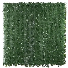 Plastic leaf mat 100x100cm, green, UV-resistant, flame retardant