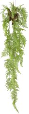 Fern hanger, approx. 145cm, green, incl. metal hooks