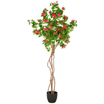 Bougainvillea, 175cm, pink, Naturstamm, im Kunststofftopf 19,5x17,5cm mit Erde