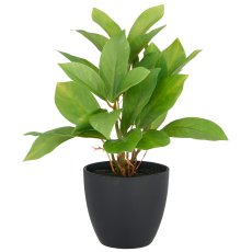 Epipremnum x27 Bl., ca 24cm, Kunststoff, grün, im Kunststofftopf 9x8cm mit Erde