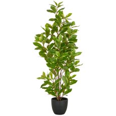 Epipremnum aureum, ca 90cm, grün, Kunststoff, im Kunststofftopf 14x13cm mit