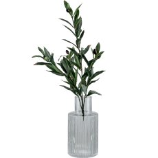 Olive Branch x4, ca. 50cm, 66 leaves, 4 olives, green