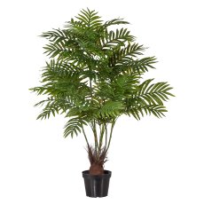 Areca Palm x6, ca. 110cm, Real Touch, green, in pot
