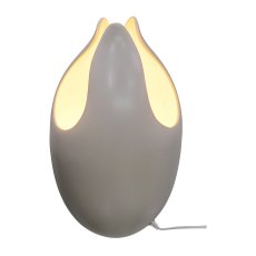 Keramikvase FLOW mit Beleuchtung, H44,D26cm, creme