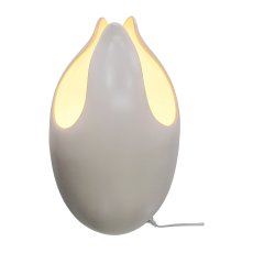 Keramikvase FLOW mit Beleuchtung, H44,D26cm, creme