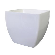 Vase Conical Siena Gloss 41,5L, 40x40x36cm Height, White