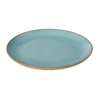 Keramik-Teller Ella, 28x28x2cm, blau