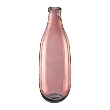 Glasvase Passo UNIKAT, recycelt, 40x15cm, antic rosa