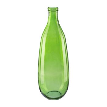 Glass Vase Passo UNIKAT Recycled, 75x25cm, green