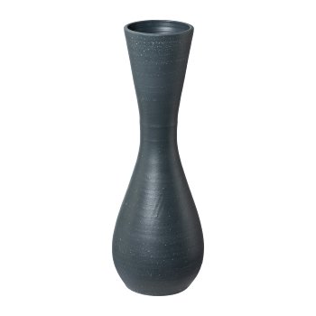 Terracottavase ELEGANCE, 60x20cm, grau
