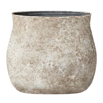 Ceramic pot RAW Rome, 23x26x21cm, natural
