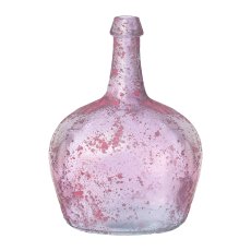 Glas Recycled Vase antik BOLS, 38x38x27cm, rosa