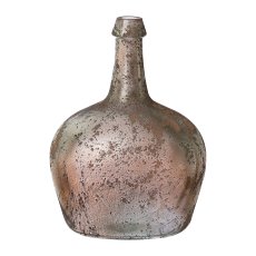 Glas Recycled Vase antik BOLS, 38x38x27cm, braun