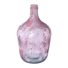 Glas Recycled Vase antik ARTEMIS, 30x30x185c,, rosa
