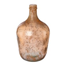 Glas Recycled Vase antik ARTEMIS, 30x30x185c,, hellbraun