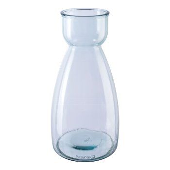 Glass Vase PAULA, 44x22x22cm, clear, Recycled