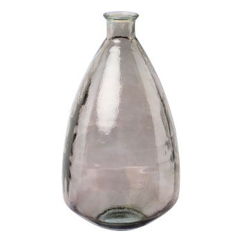 Glass Vase MARIA, 60x33x33cm, brown, Recycled