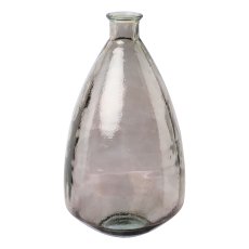 Glas Vase MARIA, recycelt, 60x33x33cm, braun