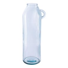 Glas Gefäß mit Griff LUGO, 45x17x17cm, klar
