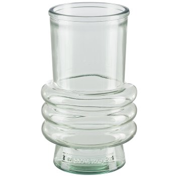 Glass Vase Composition III, 10x17cm, Light Green, Recycled