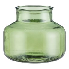 Glass lantern, ARAGON 16x19cm, moss