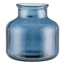 Glass lantern, ARAGON 23x24cm, blue