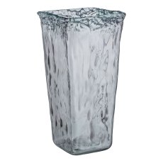 Glas Vase, ARKIS 40x20cm, Schlamm