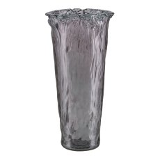 Glass vase, ARKIS 50x25cm, mud