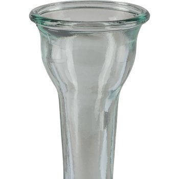 Glass vase SERENA, recycled, 31x7.5x7.5cm, clear