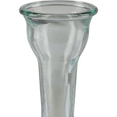 Glass vase SERENA, recycled, 31x7.5x7.5cm, clear