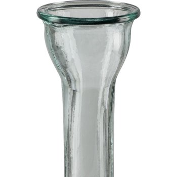 Glass vase SERENA, recycled, 40x8x8cm, clear