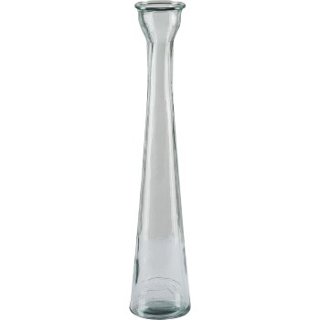 Glass vase SERENA, recycled, 40x8x8cm, clear