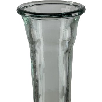 Glass vase SERENA, recycled, 51x9.5x9.5cm, clear