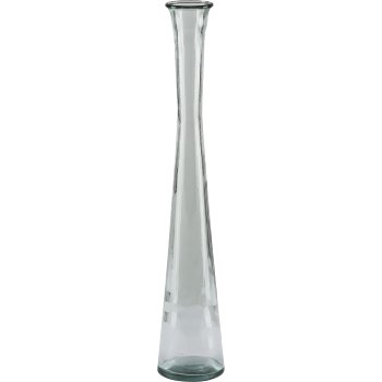 Glass vase SERENA, recycled, 51x9.5x9.5cm, clear