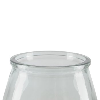 Glass vase OPUS, recycled, 36x29x29cm, clear