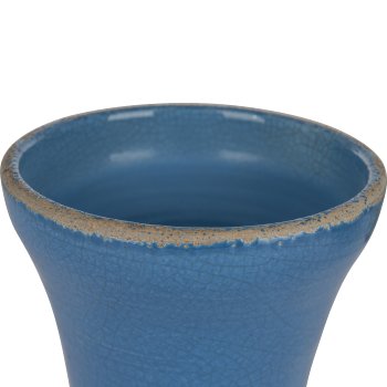 Ceramic vase VENEZIA, 15x14x14cm, blue