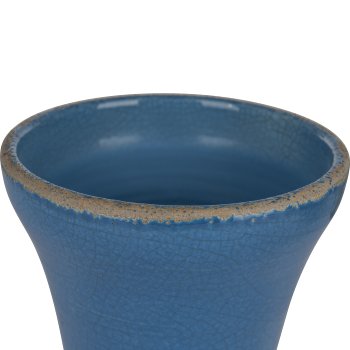 Ceramic vase VENEZIA, 17x16x16cm, blue