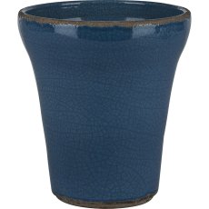Keramikvase VENEZIA, 17x16x16cm, blau