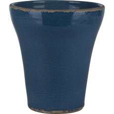 Keramikvase VENEZIA, 19x18x18cm, blau