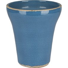 Keramikvase VENEZIA, 23x21x21cm, blau