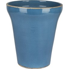 Keramikvase VENEZIA, 30x28x28cm, blau