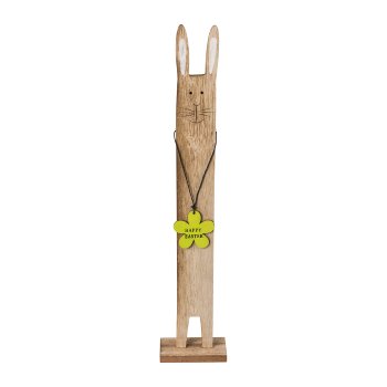 Wooden Rabbit Slim Basic, 40x5x8cm, Green