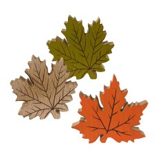 Wood Maple Leaf, 15x14x2,5 cm,