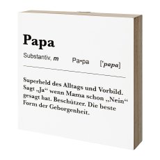 Holz Deko Tafel/Hänger PAPA,