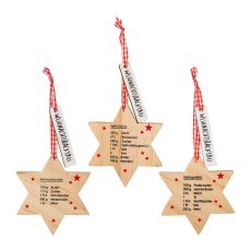 Wooden star hanger,CHRISTMAS