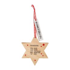 Wooden star hanger,CHRISTMAS BAGS,