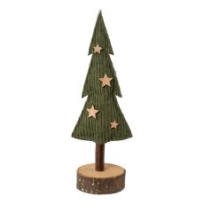 Wooden tree with fabric cord,