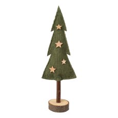 Wooden tree with fabric cord,
