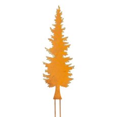 Metal tree stake, 11x41cm, rust