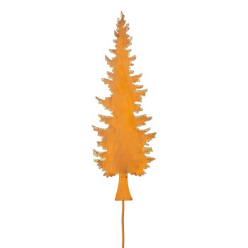 Metal tree stake, 11x93cm, rust